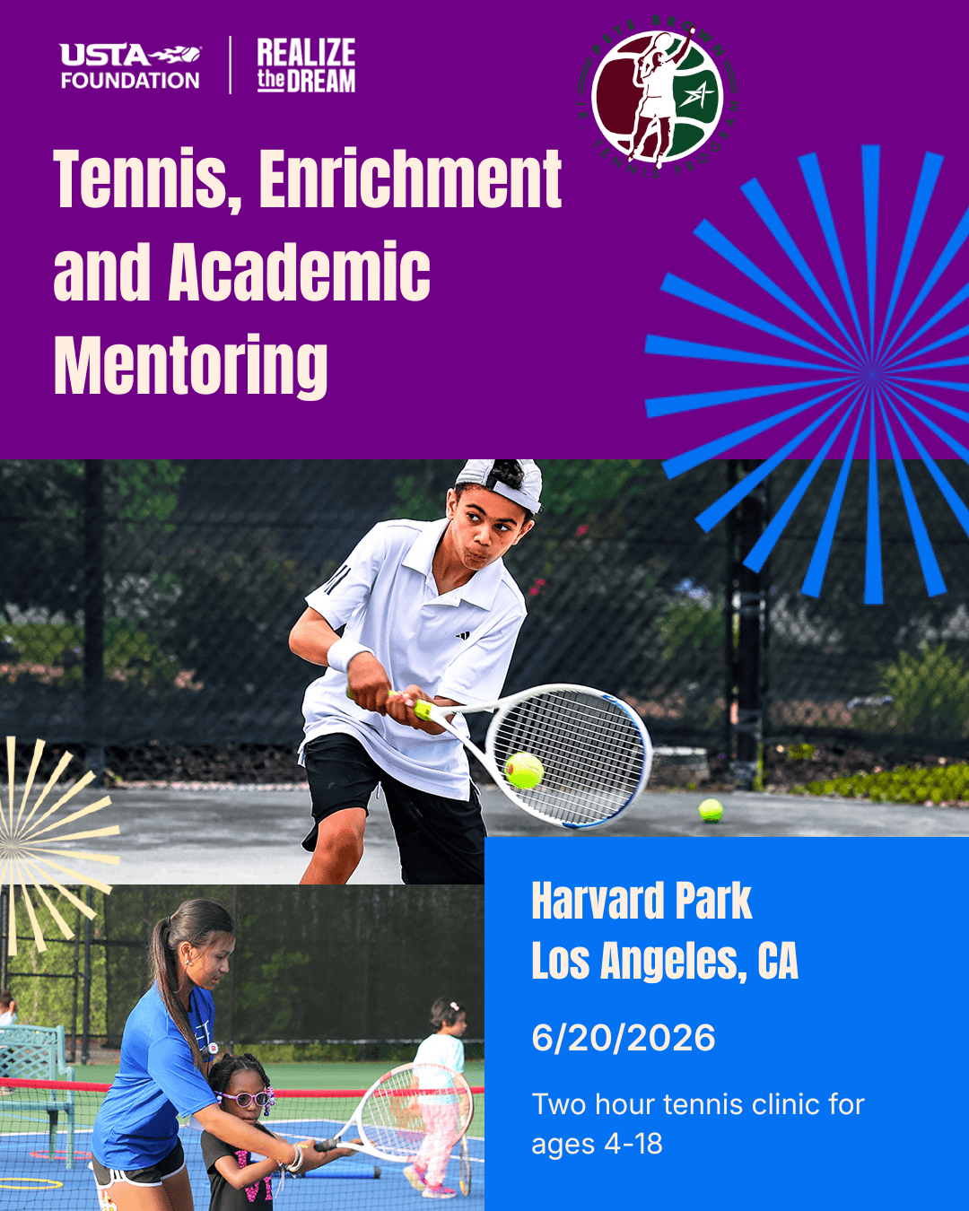 USTA Foundation x Realize the Dream 2026