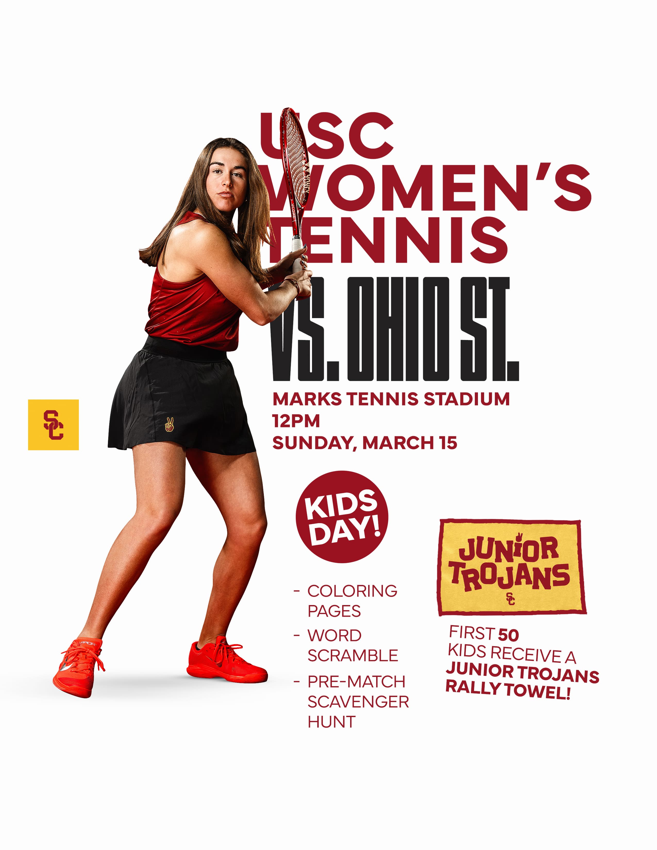 USC vs. Ohio State Kids Day Tennis Match