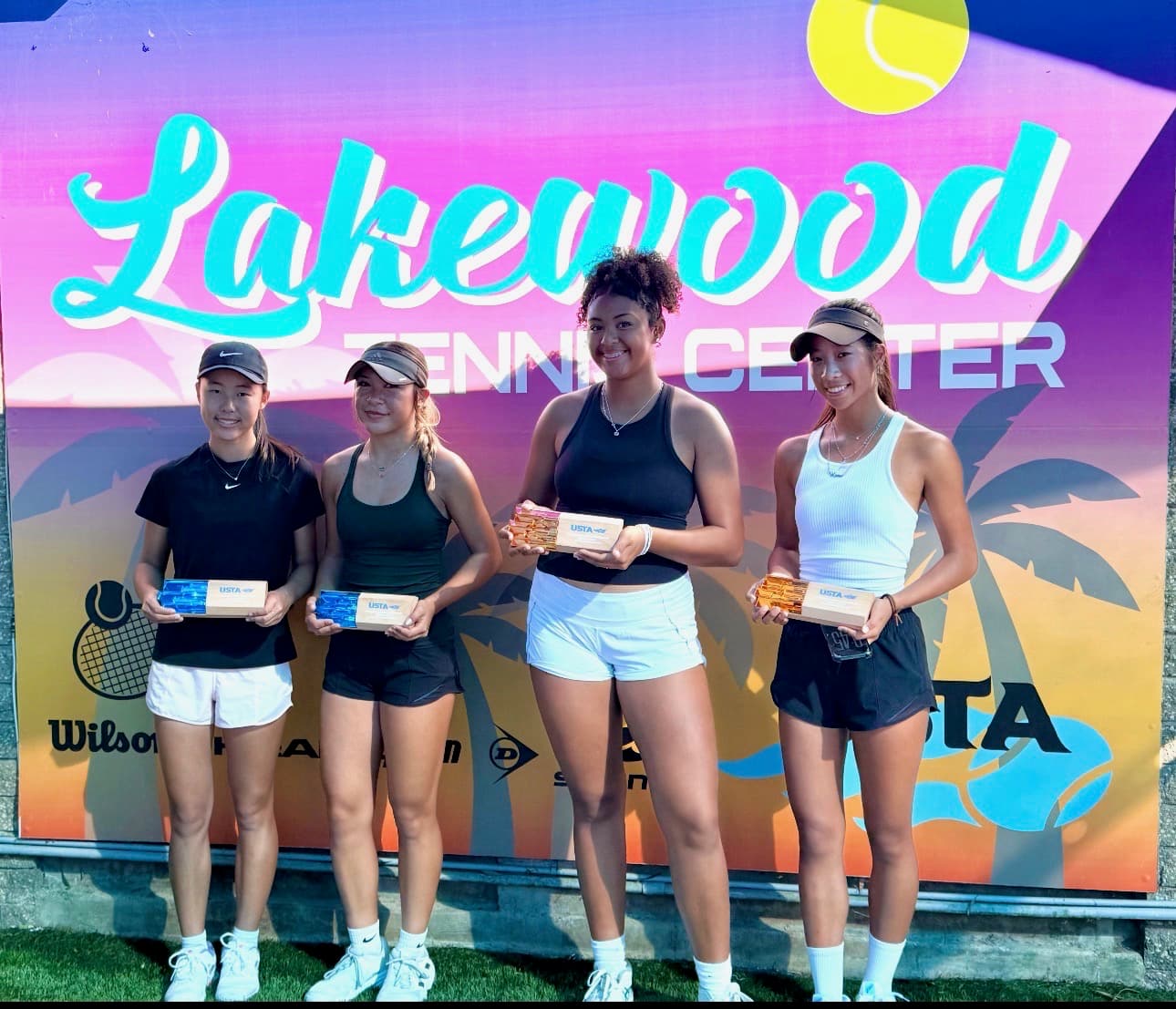 Mahri and Keira - Finalists in  L4 16U Doubles Tournament