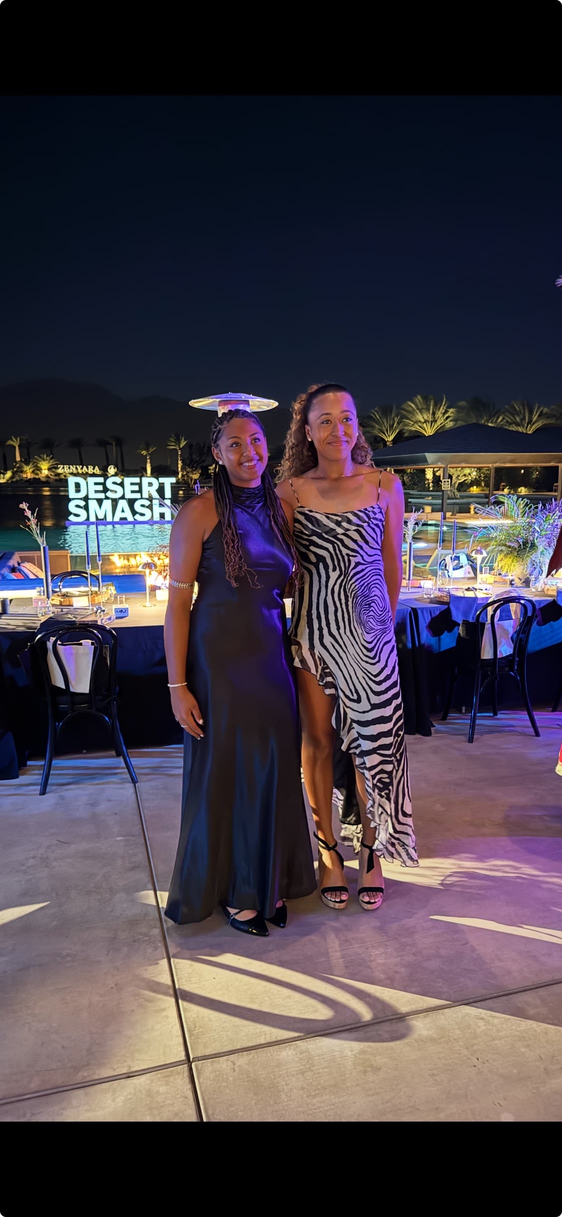 Mahri and Naomi Osaka